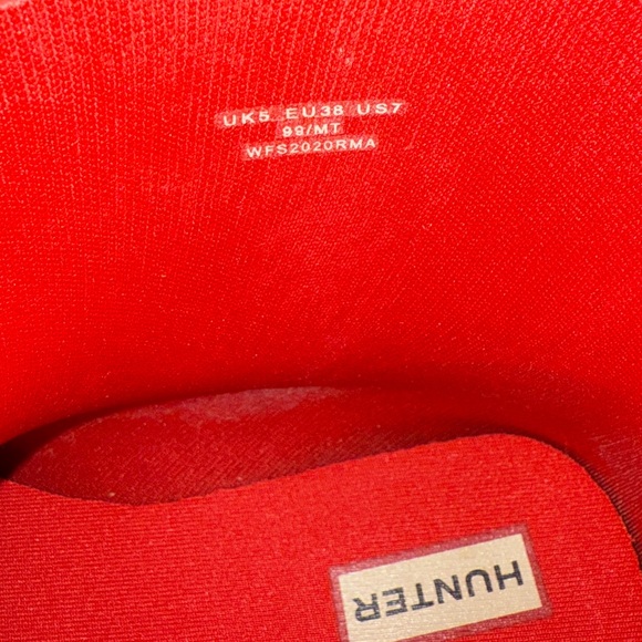 Hunter Vibrant Red Waterproof Boots - Picture 4 of 11